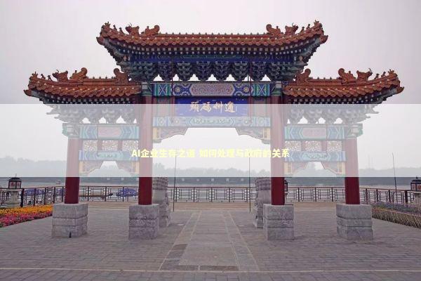 AI企业生存之道 如何处理与政府的关系