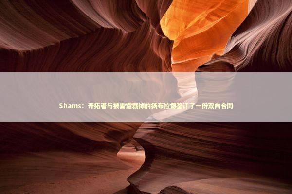 Shams：开拓者与被雷霆裁掉的扬布拉德签订了一份双向合同