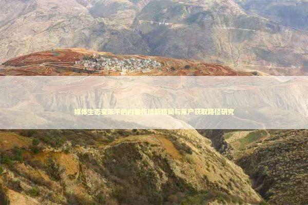 媒体生态变革下的内容传播新格局与用户获取路径研究